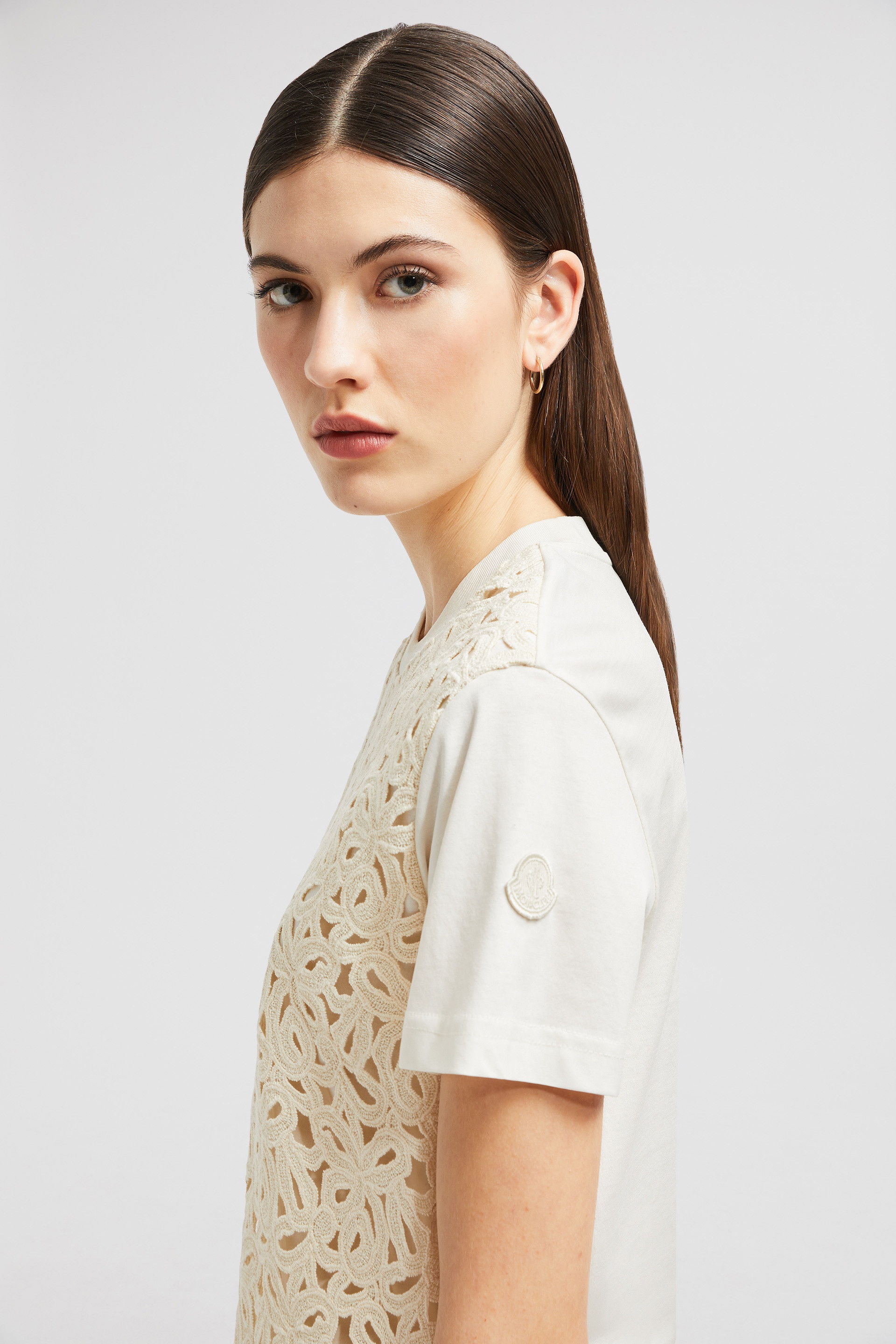 Macramé Cotton T-Shirt - 4