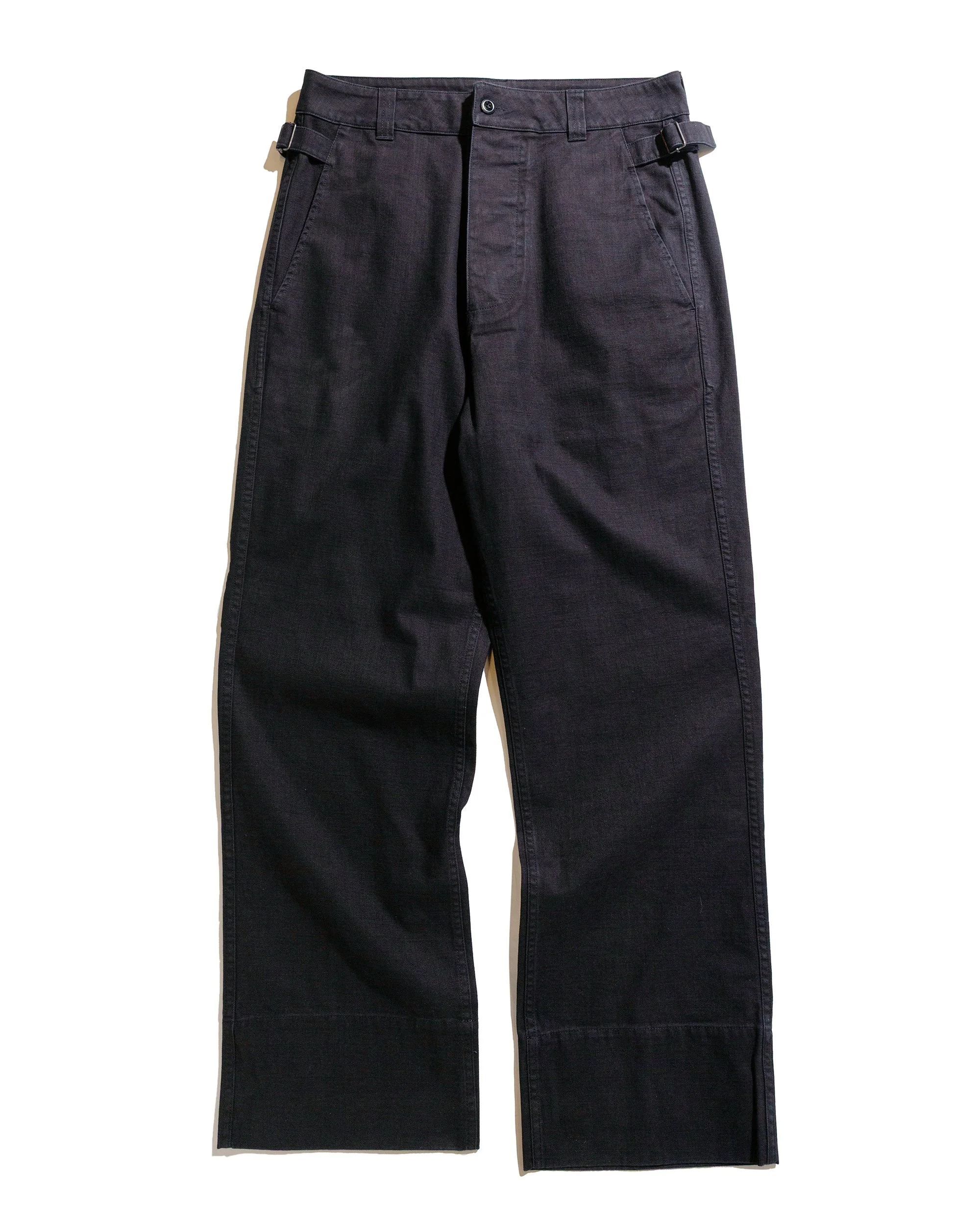 MHL Waist Tab Chino Indigo Twill Indigo - 1