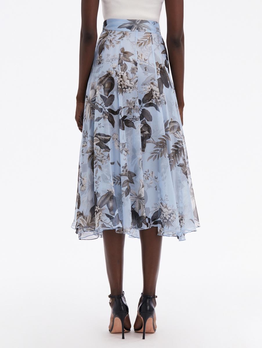 FLORA & FAUNA CHIFFON SKIRT - 3