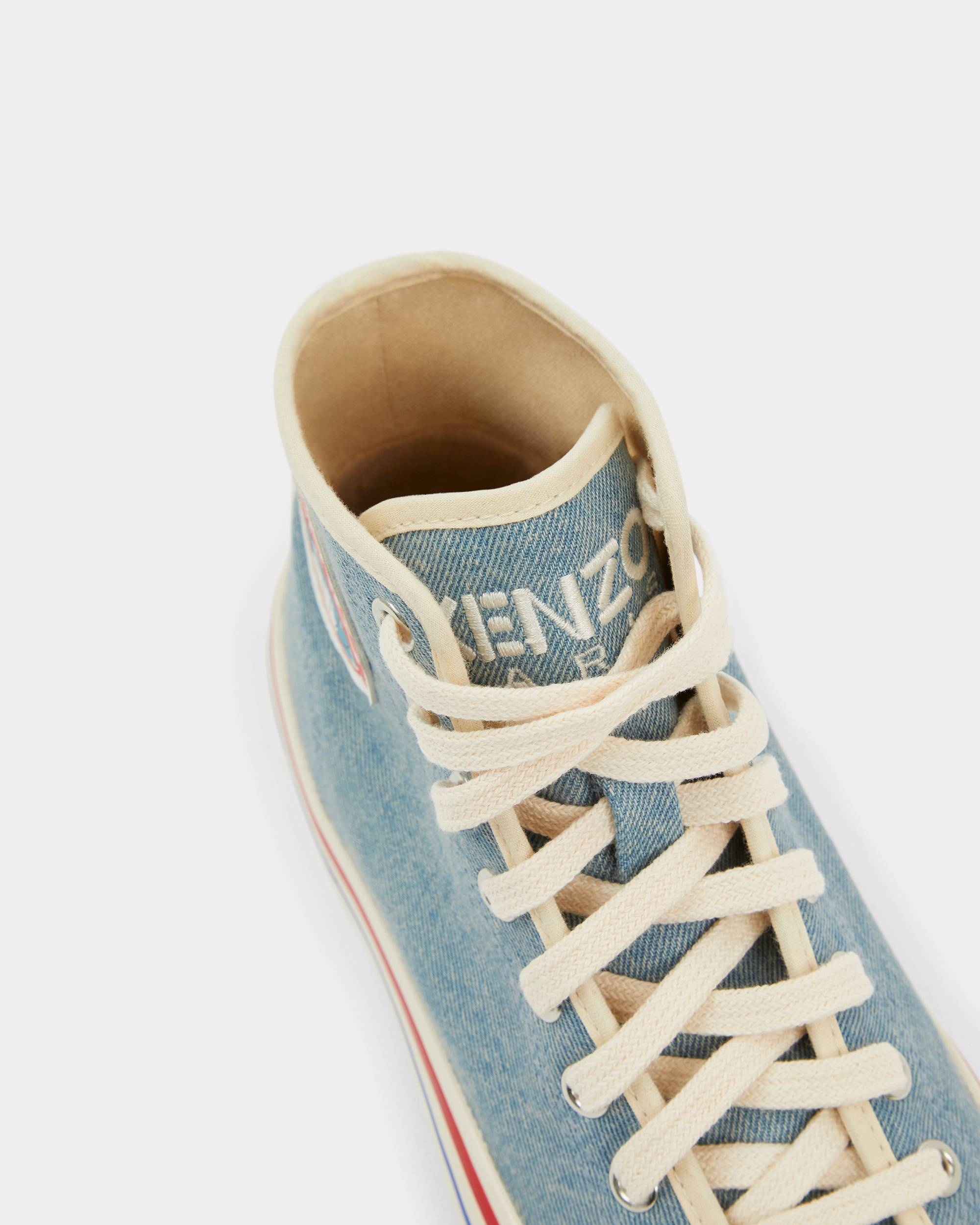 KENZOSCHOOL denim high-top trainers - 5