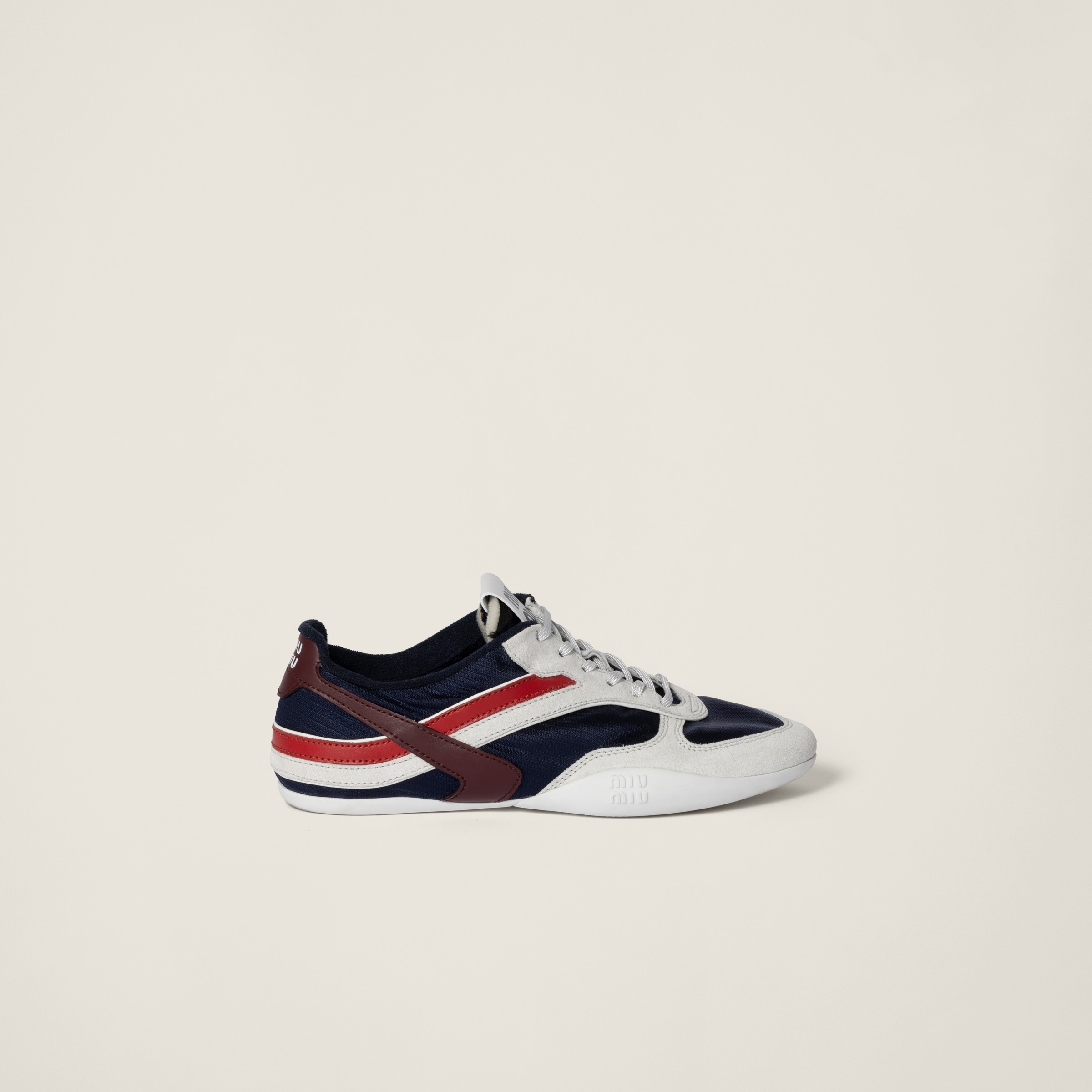 Gymnasium technical fabric and suede sneakers - 2