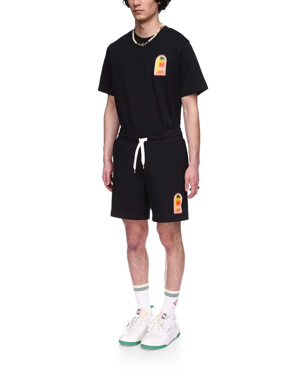 Gradient L'Arche Sweatshorts - 3