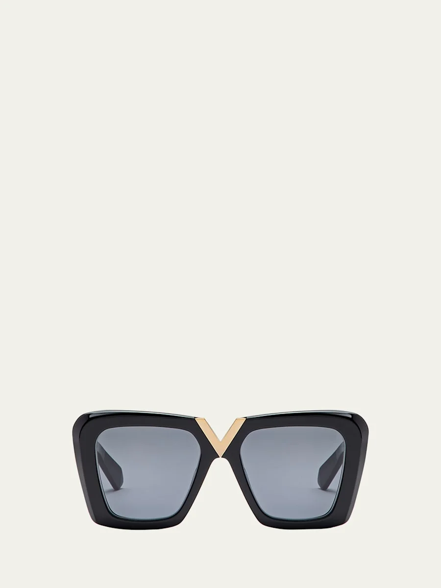 V-Gold II Acetate Butterfly Sunglasses - 1