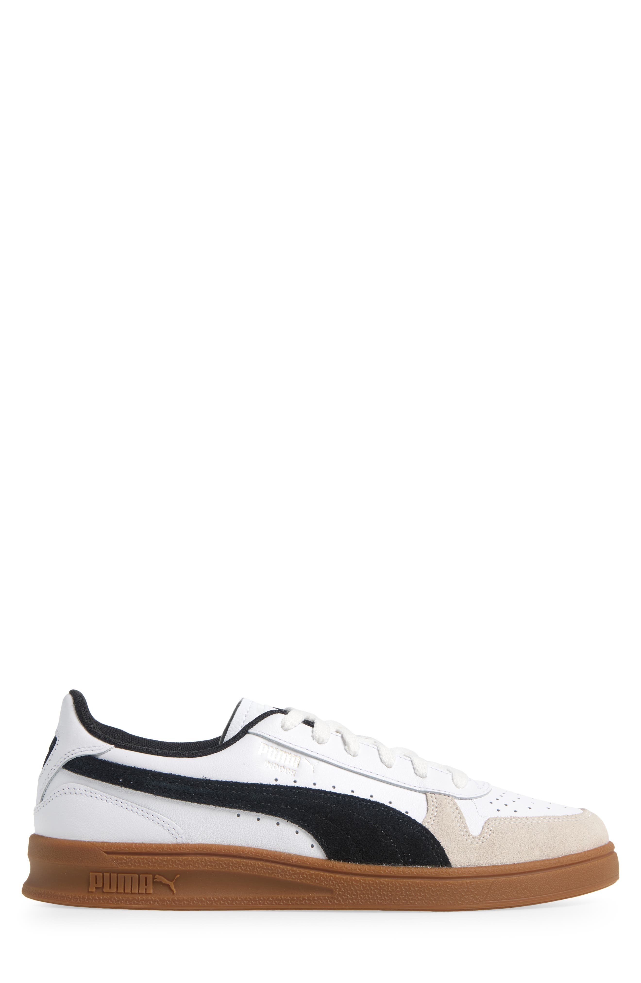 PUMA Indoor Sneaker in Puma White-Puma Black-Gum at Nordstrom - 3
