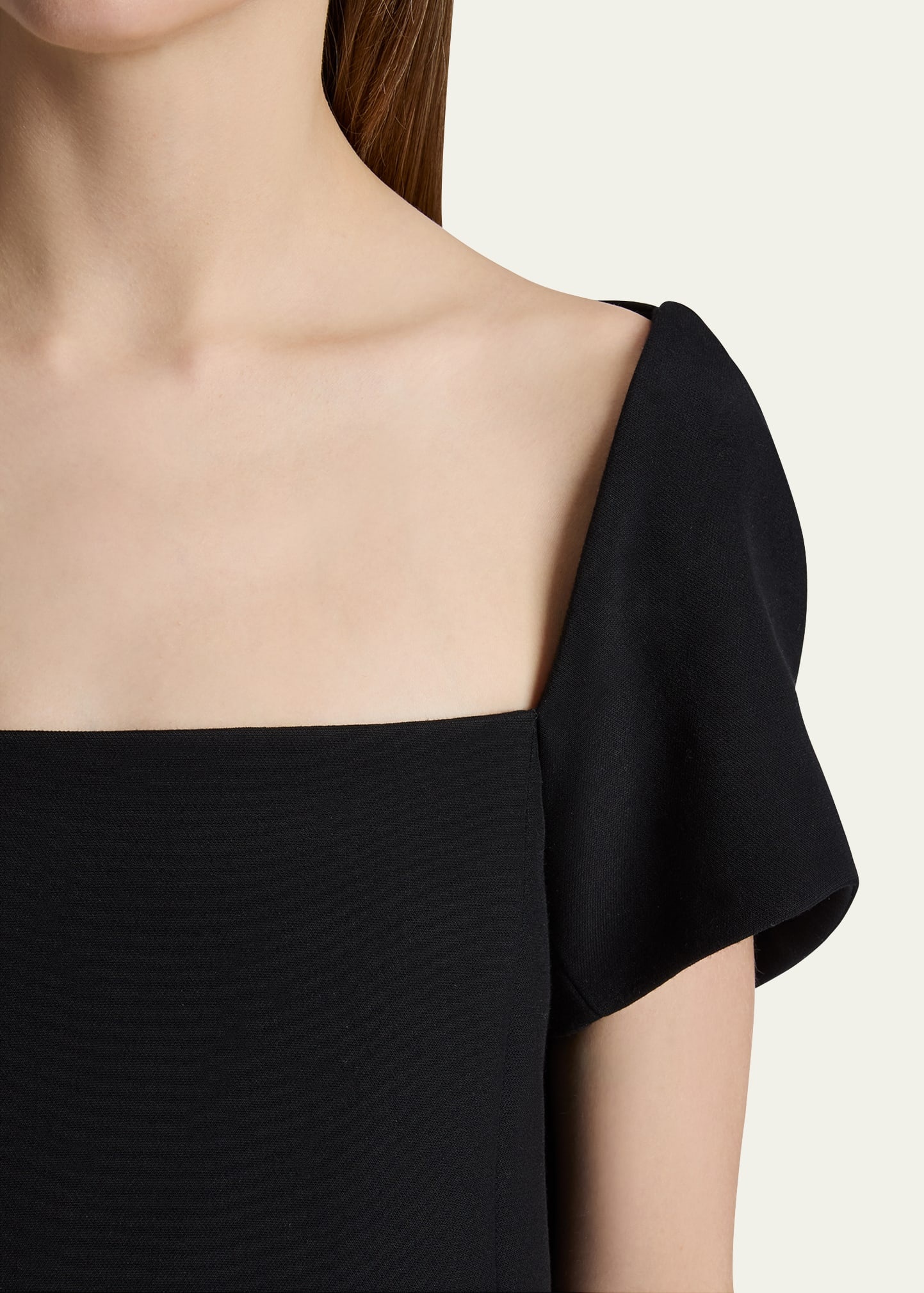 Benji Square-Neck Short-Sleeve Mini Dress - 5