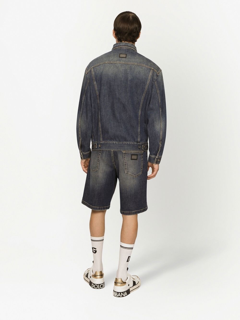 stonewashed four-pocket denim jacket - 4