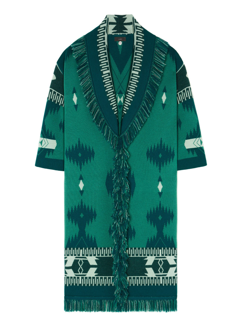 Alanui Icon Jacquard Coat outlook