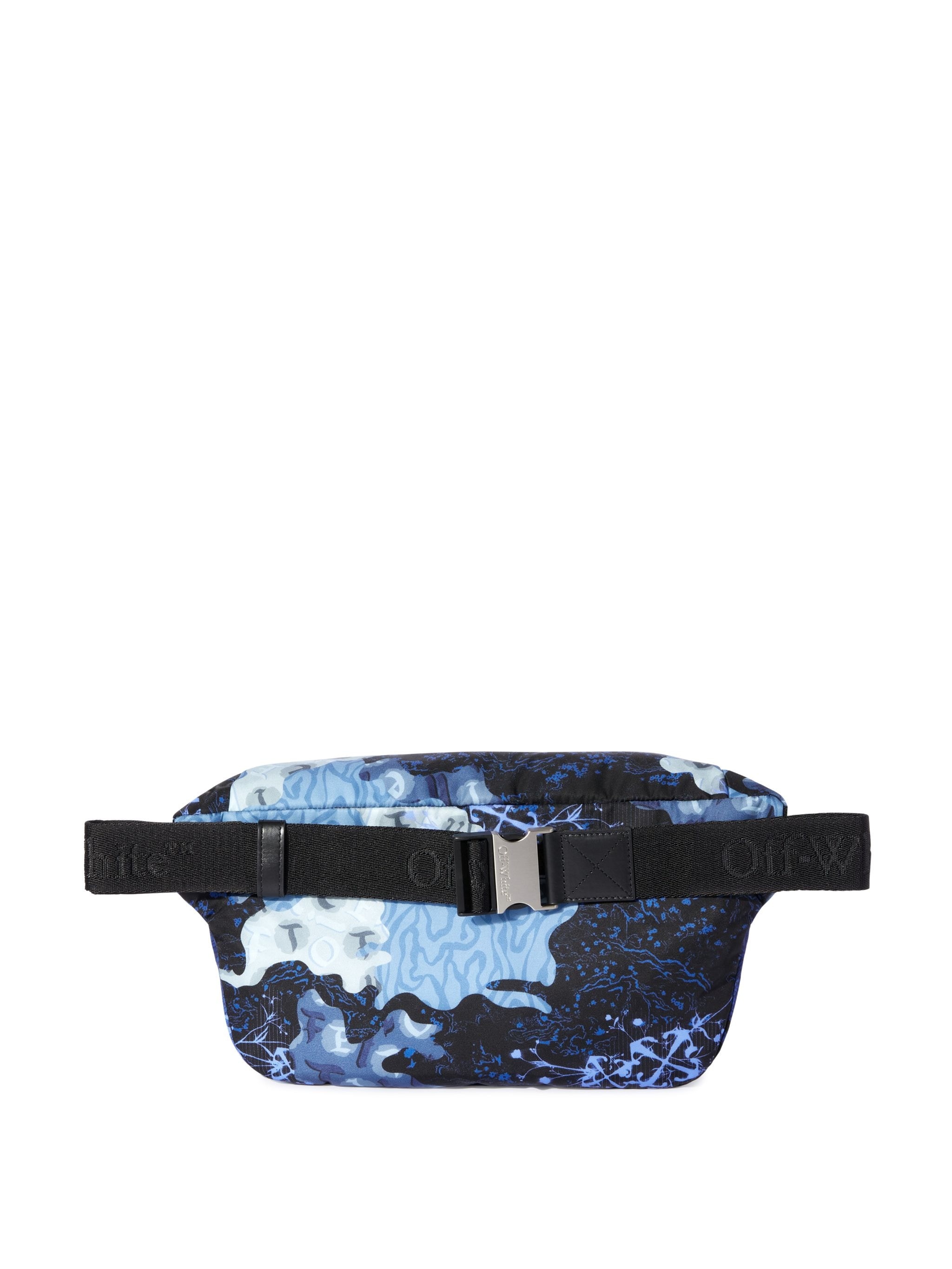 Blue Camo Nylon Waistbag - 4