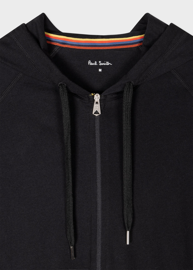 Paul Smith Cotton Jersey Zip Lounge Hoodie outlook