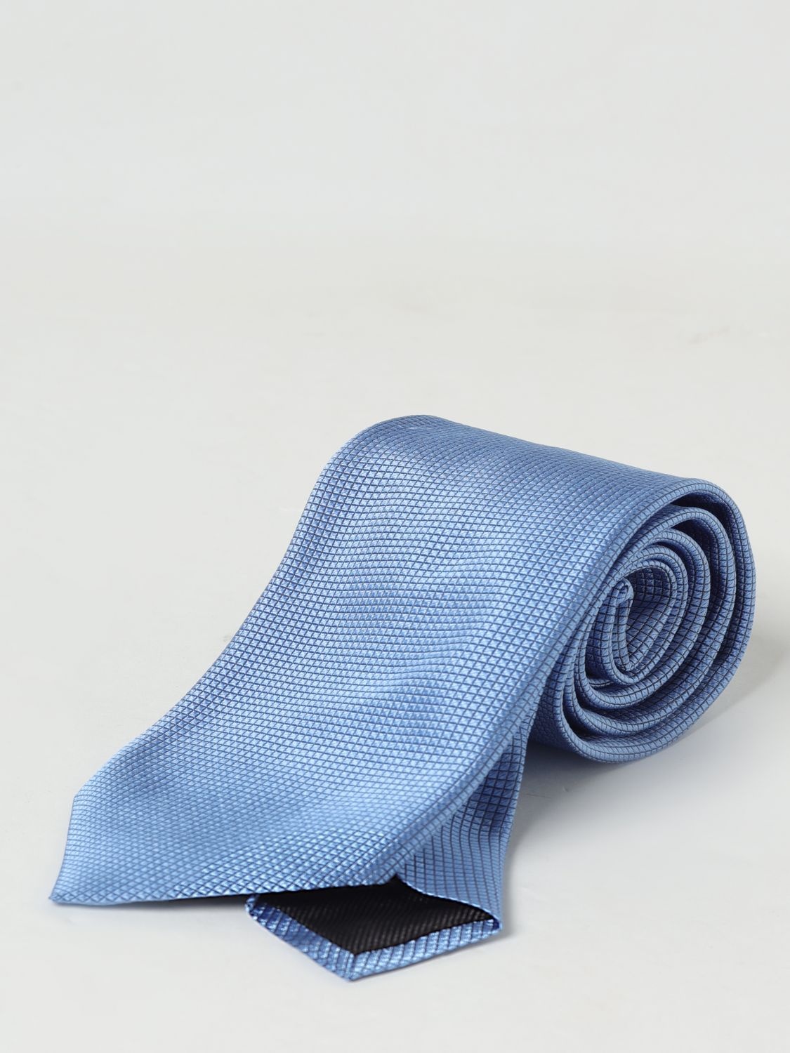 Zegna Tie Men Gnawed Blue - 1