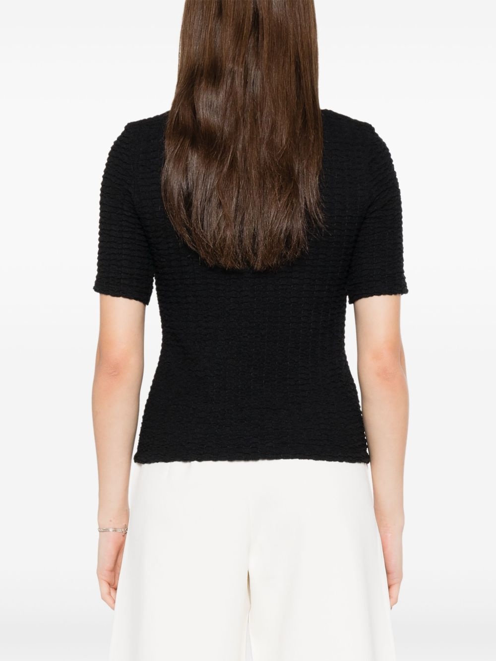 cotton-blend T-shirt - 4
