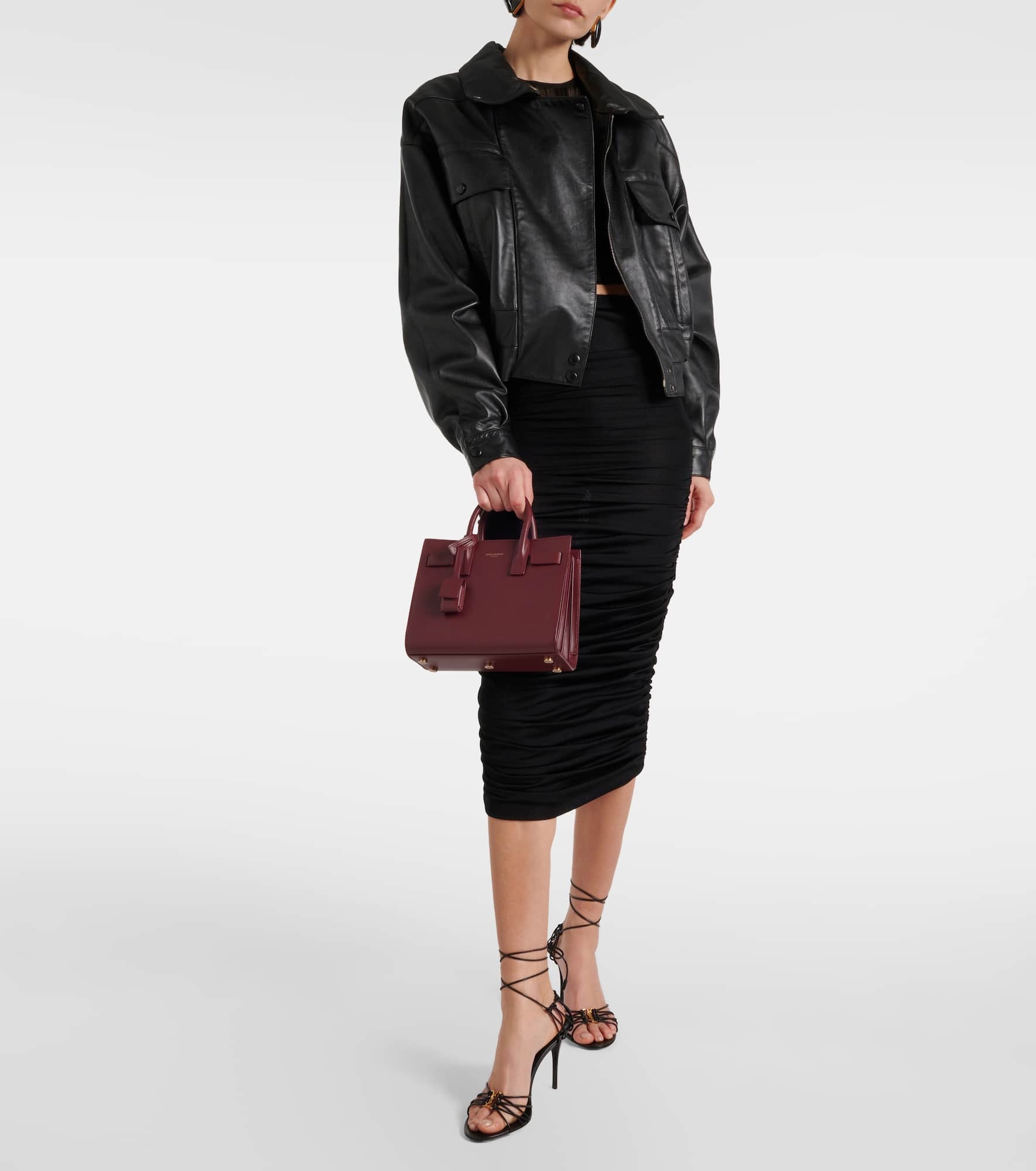 Sac De Jour Nano leather tote bag - 5