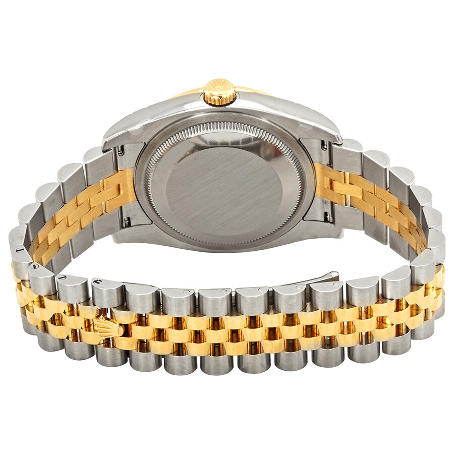 Rolex Oyster Perpetual Datejust 36 White Dial Stainless Steel and 18K Yellow Gold Jubilee Bracelet A - 3