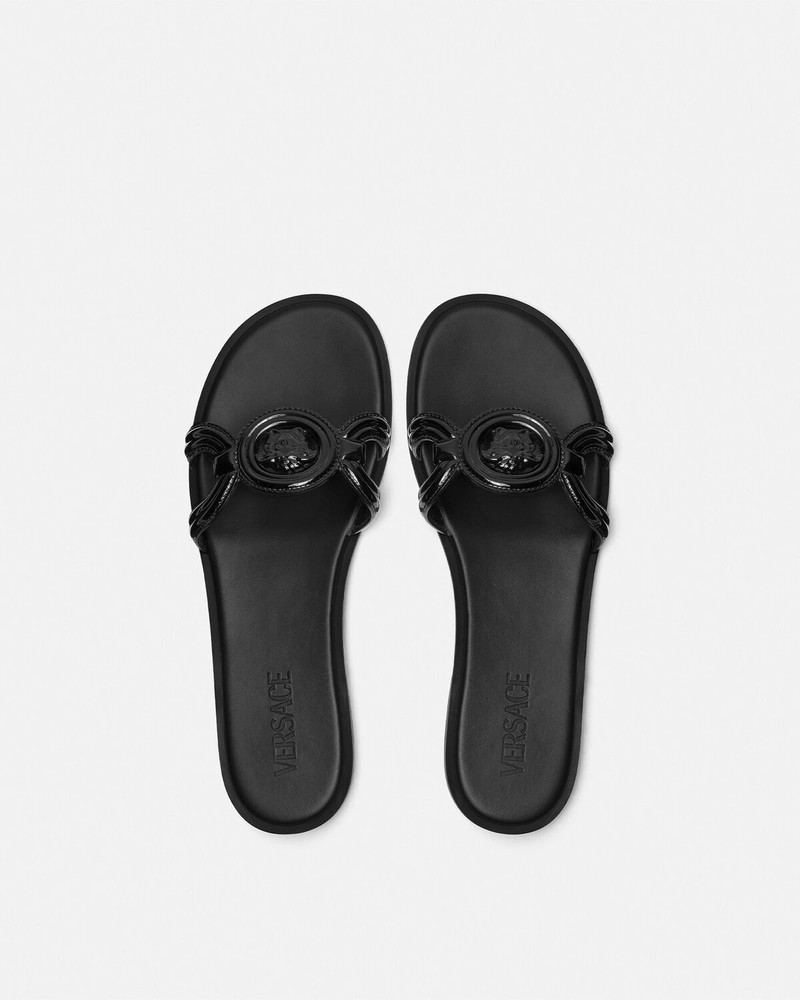 Medusa '95 Patent Flat Sandals 3