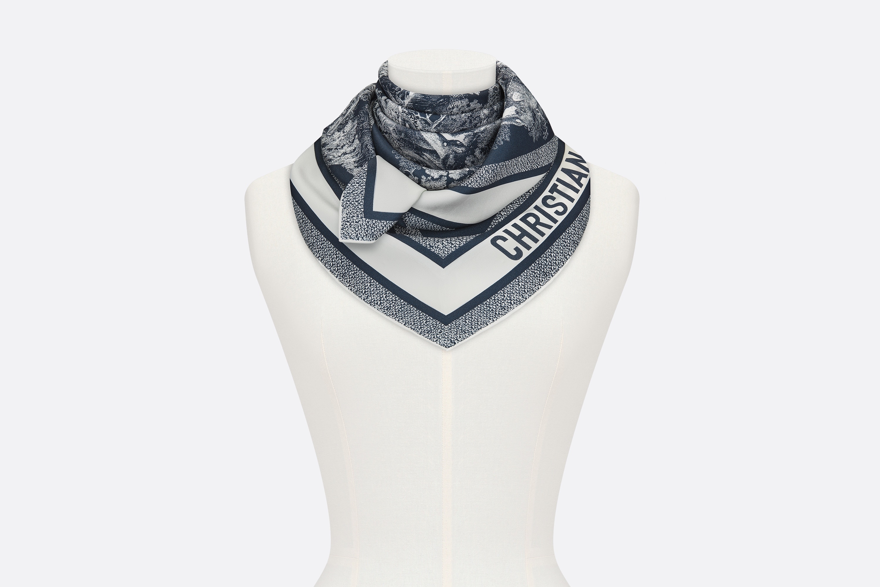 Toile de Jouy Sauvage Square Scarf - 4