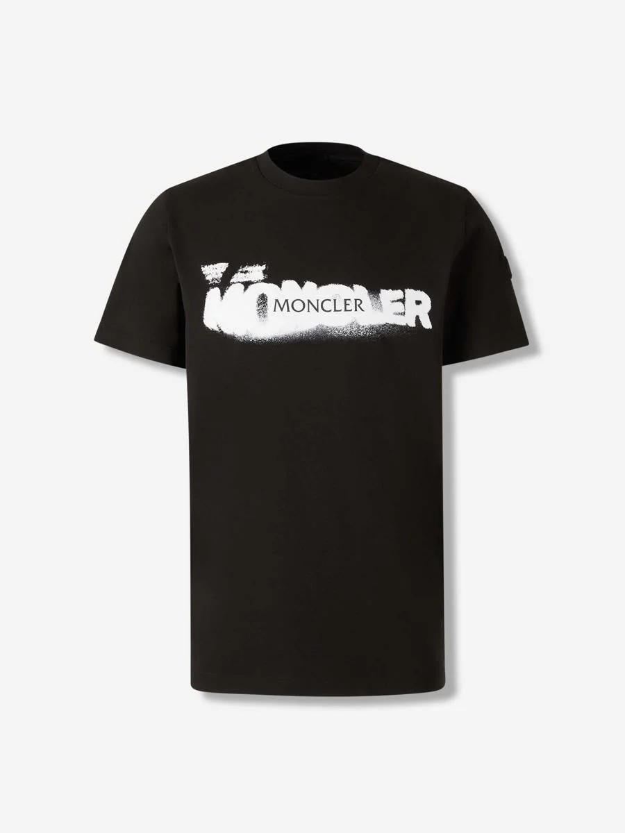 Moncler Graphic Cotton T-Shirt - 1