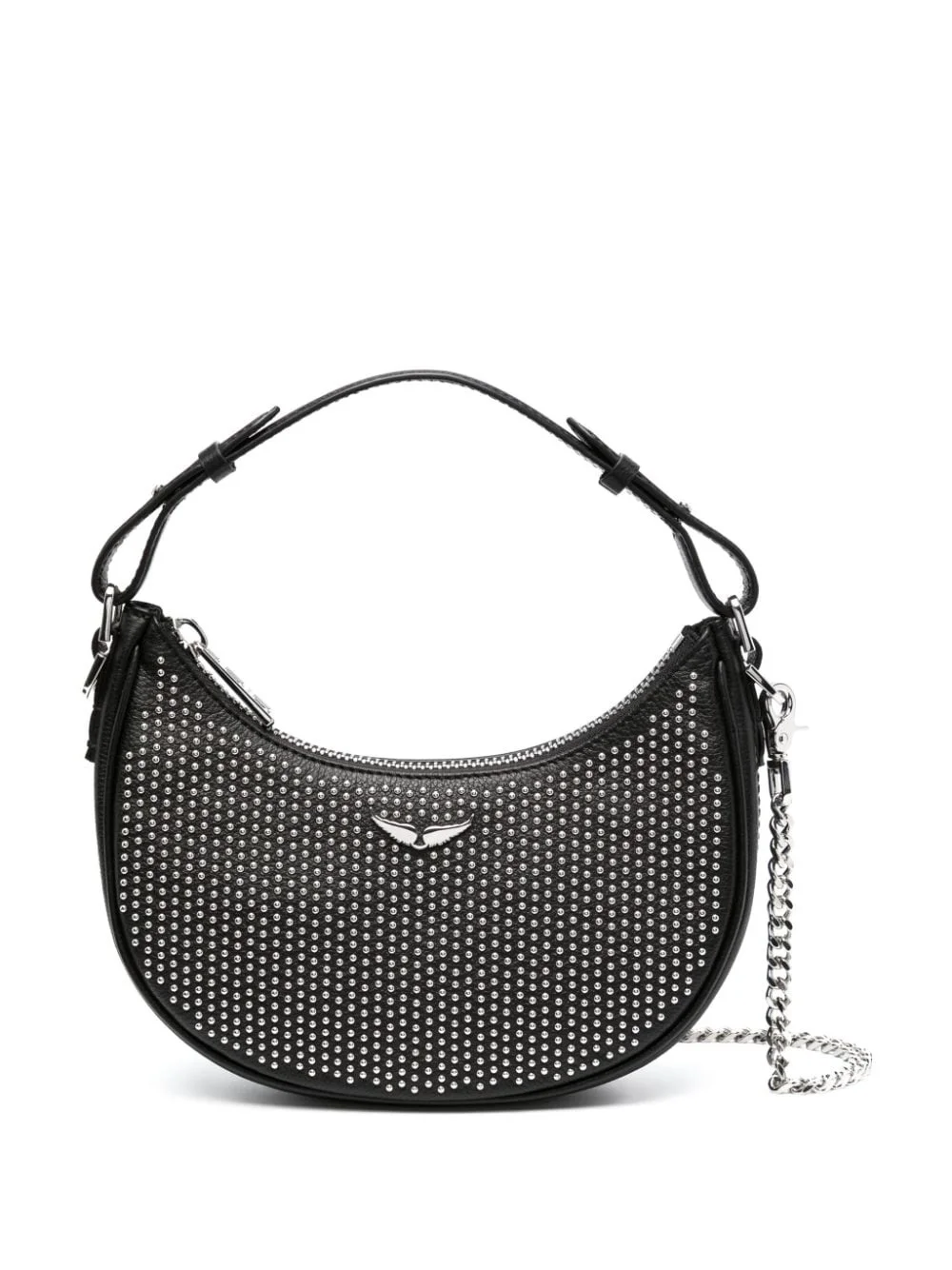 Moonrock Plumetis leather shoulder bag - 1