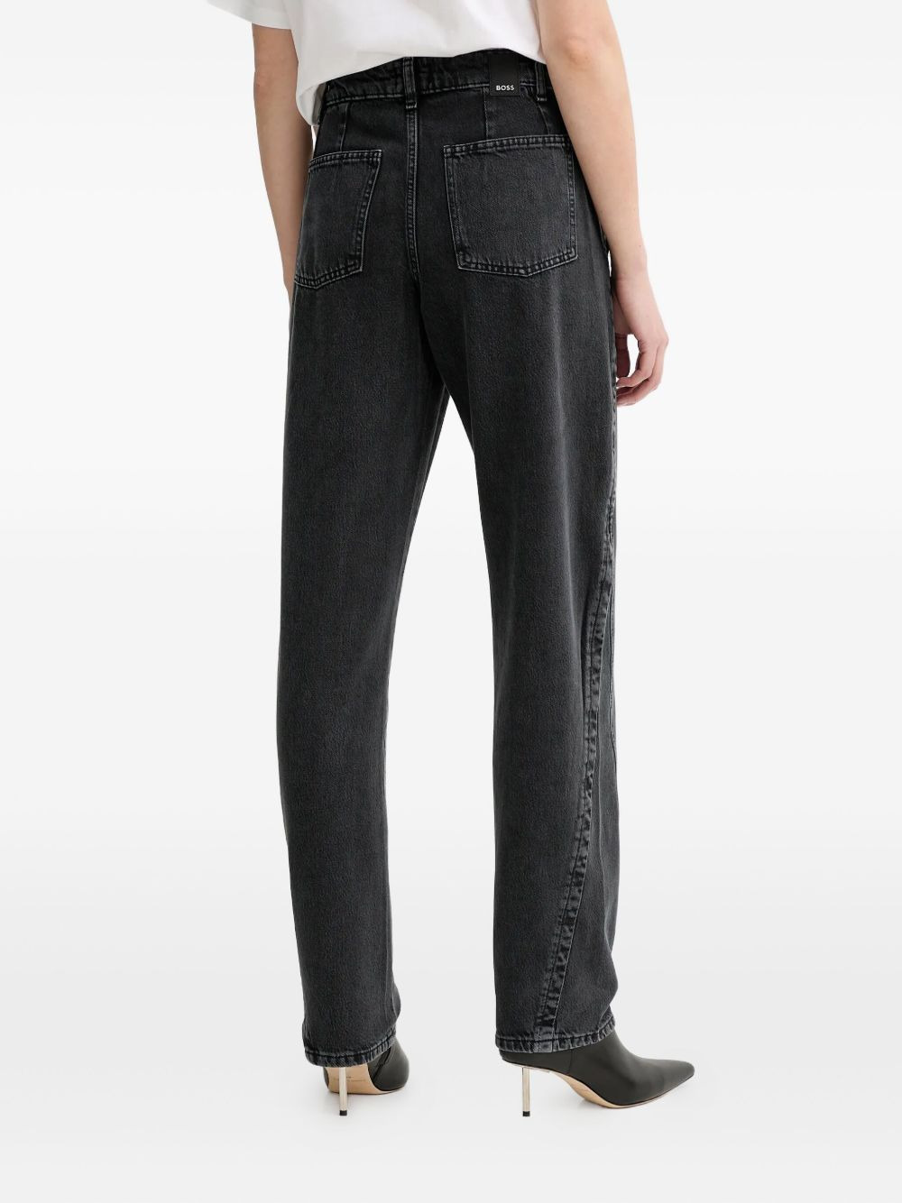 logo-patch jeans - 3