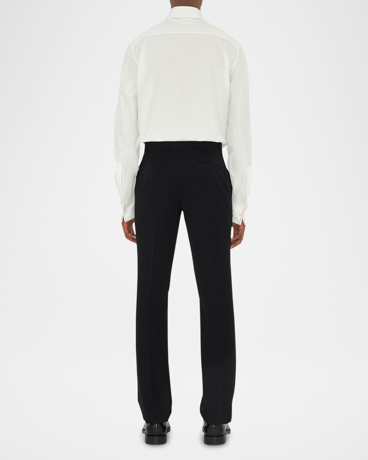 Men's Wool Tuxedo Trousers - 3