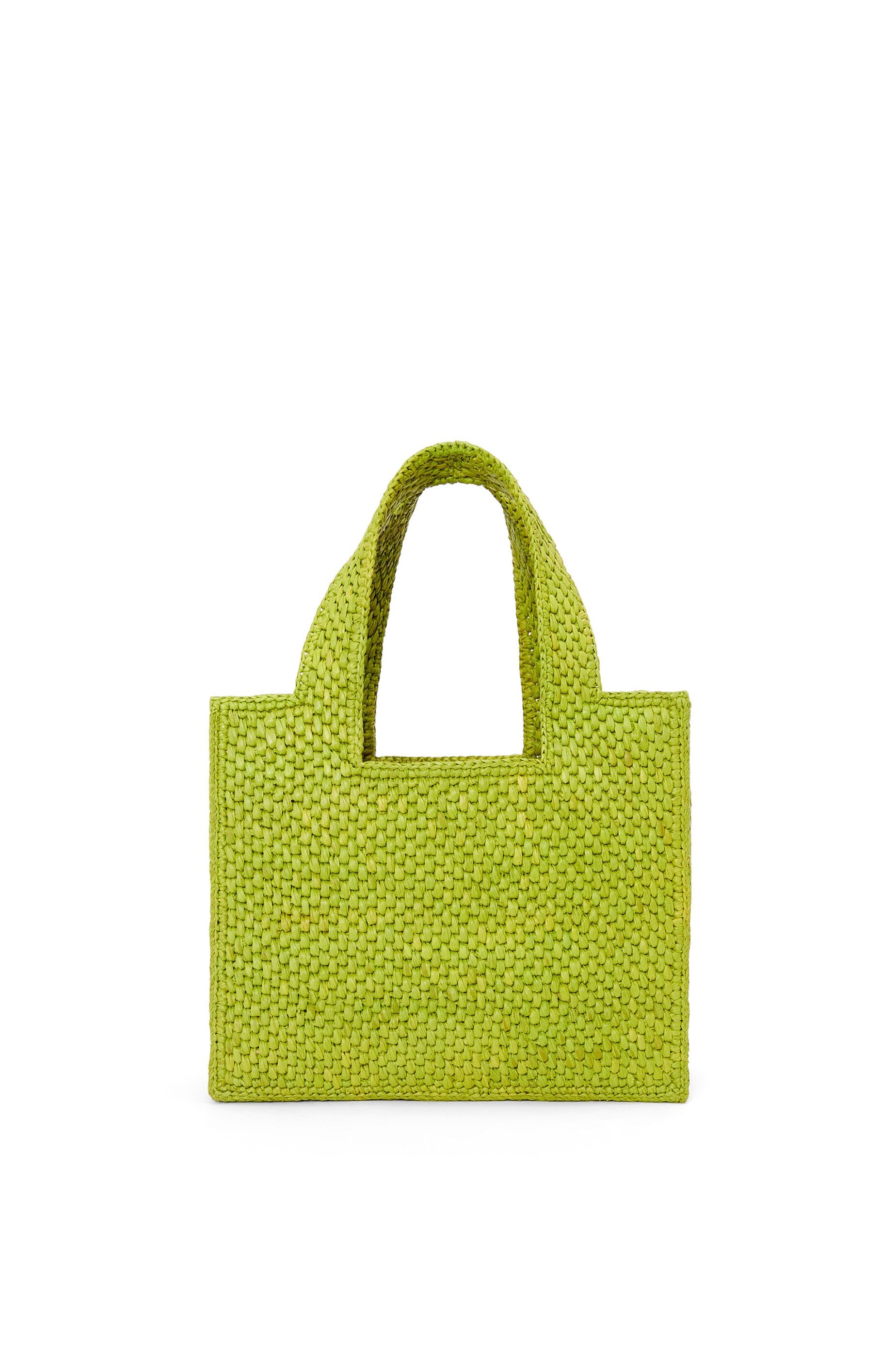 Small LOEWE Font Tote in raffia - 6