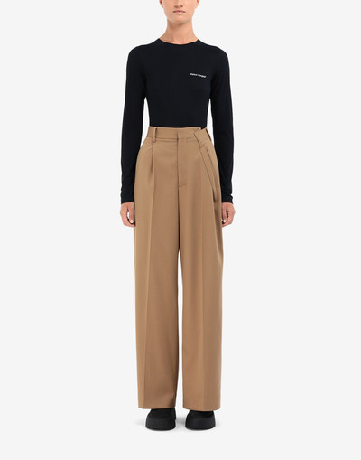 MM6 Maison Margiela Pleat tailored trousers outlook