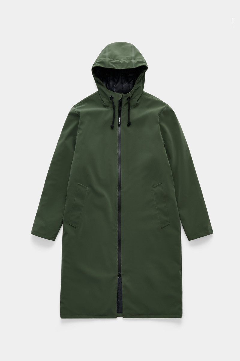 Stockholm Long Matte Winter Coat Green 5