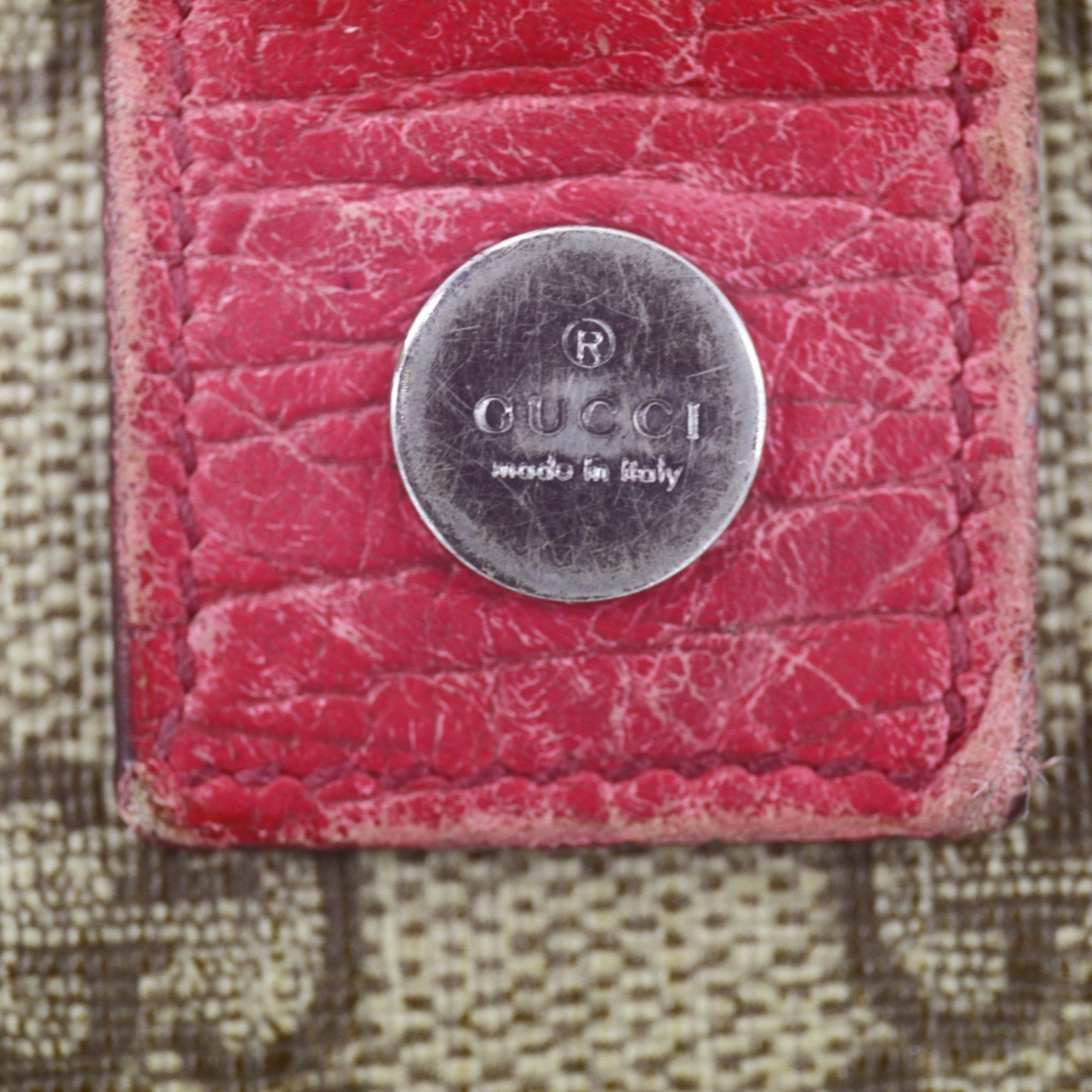 Gucci Trifold Wallet - GG Supreme Pink - 5