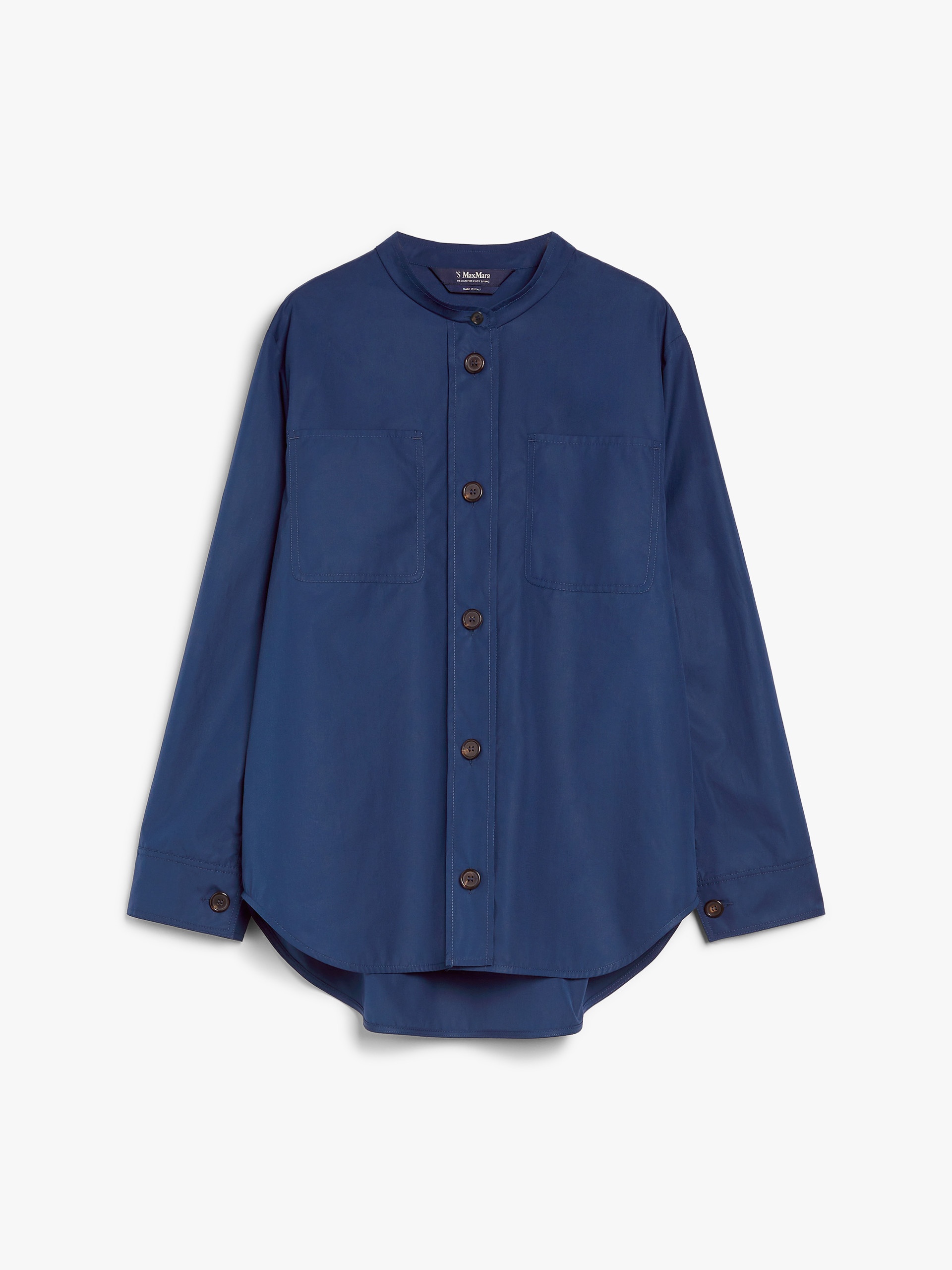DORIS Cotton Mandarin-neck shirt - 1