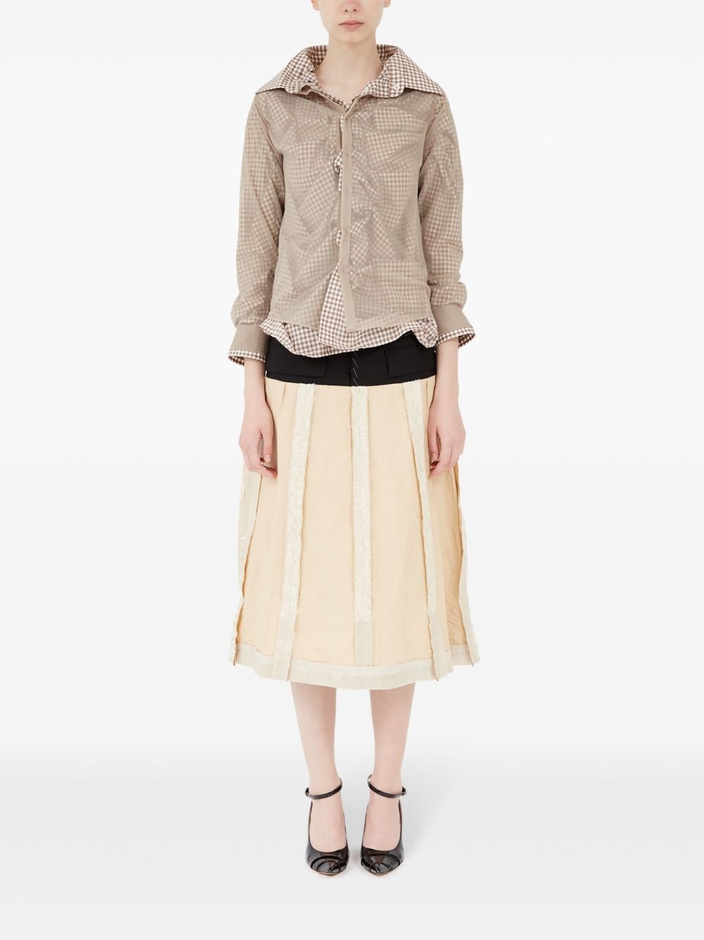 checked cotton shirt - 2