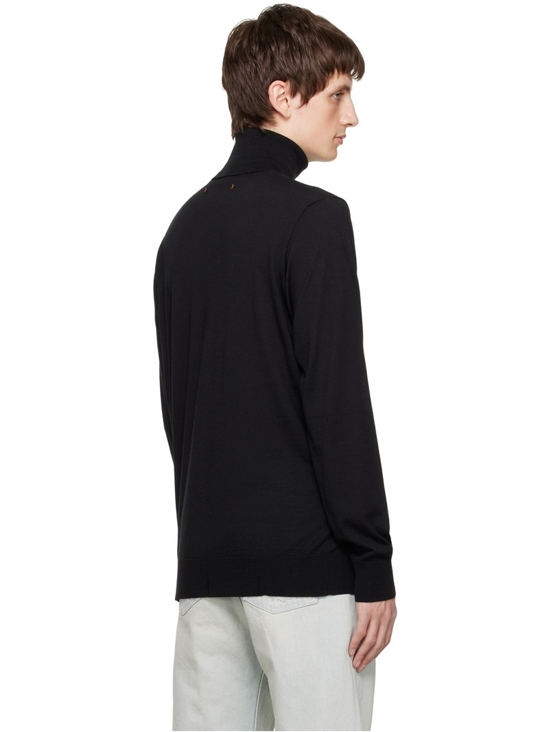 Black Distressed Turtleneck 3