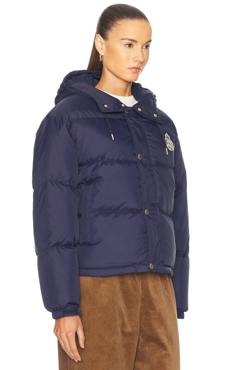 Crown Logo Hooded Down Jacket 3