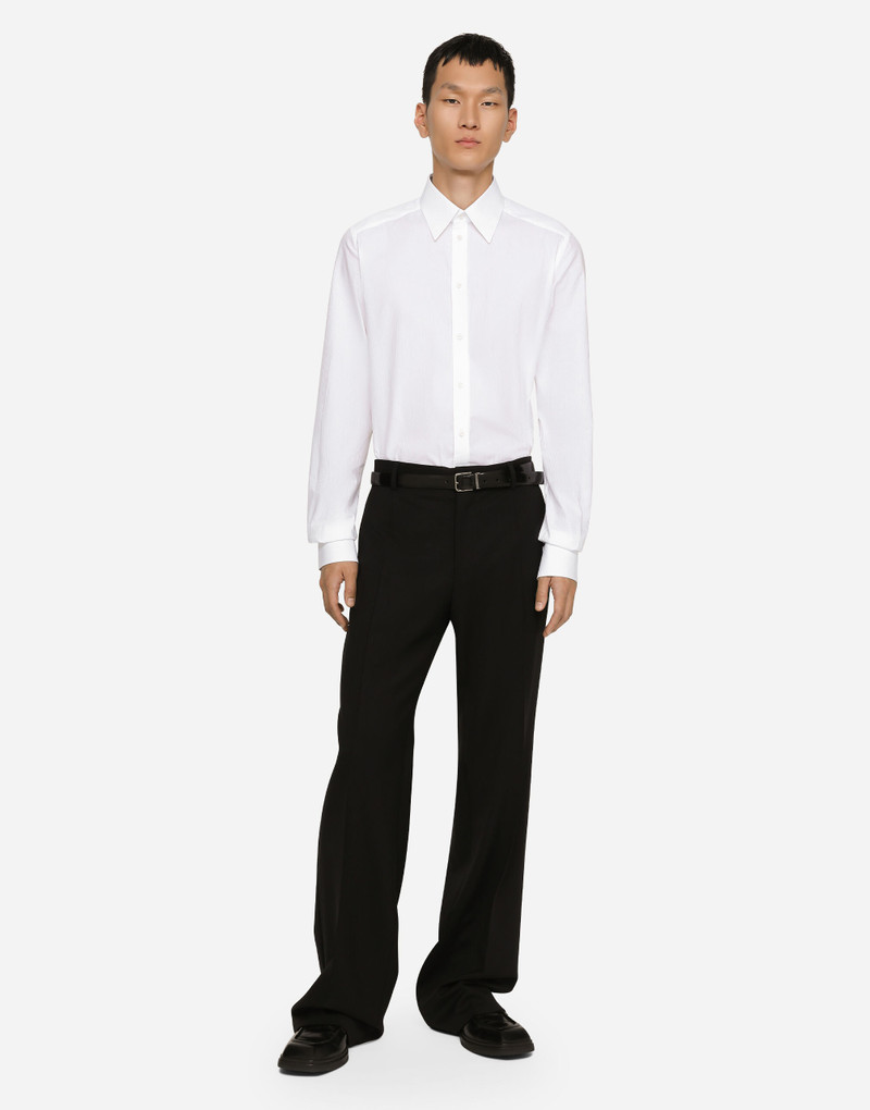 Dolce & Gabbana Striped cotton Martini-fit shirt outlook