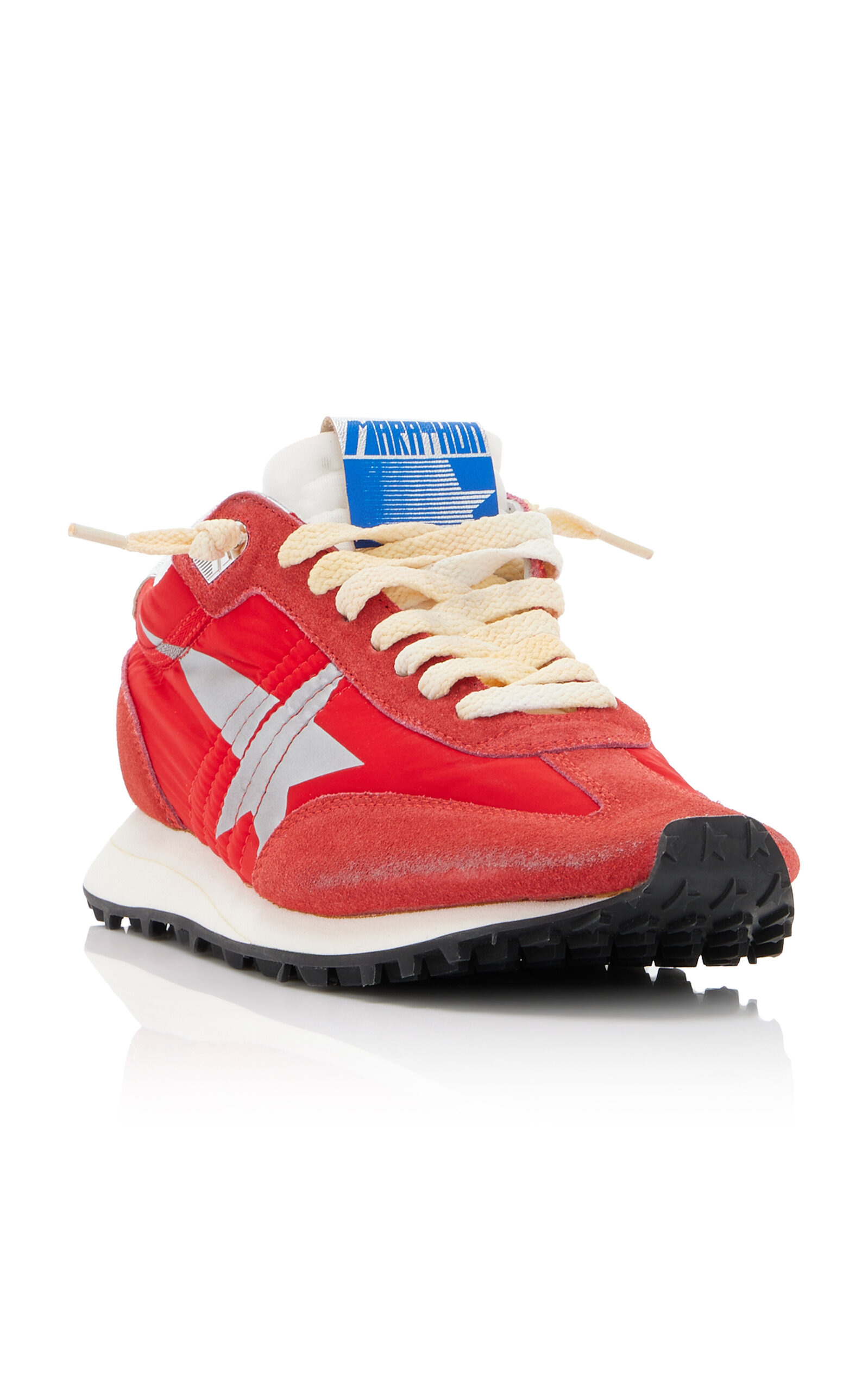 Running Marathon Nylon Sneakers red - 4