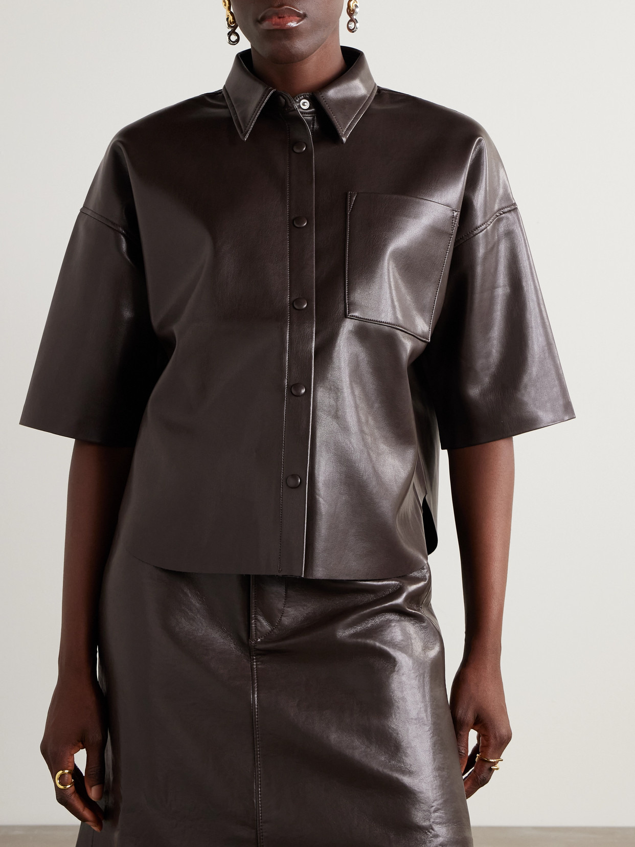 Frances Cropped Shirt - 4