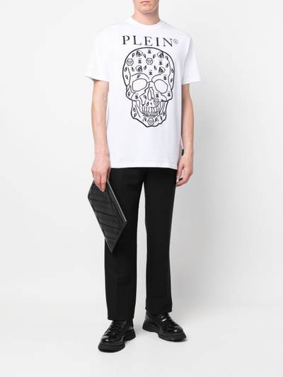 PHILIPP PLEIN skull-print round neck T-shirt outlook