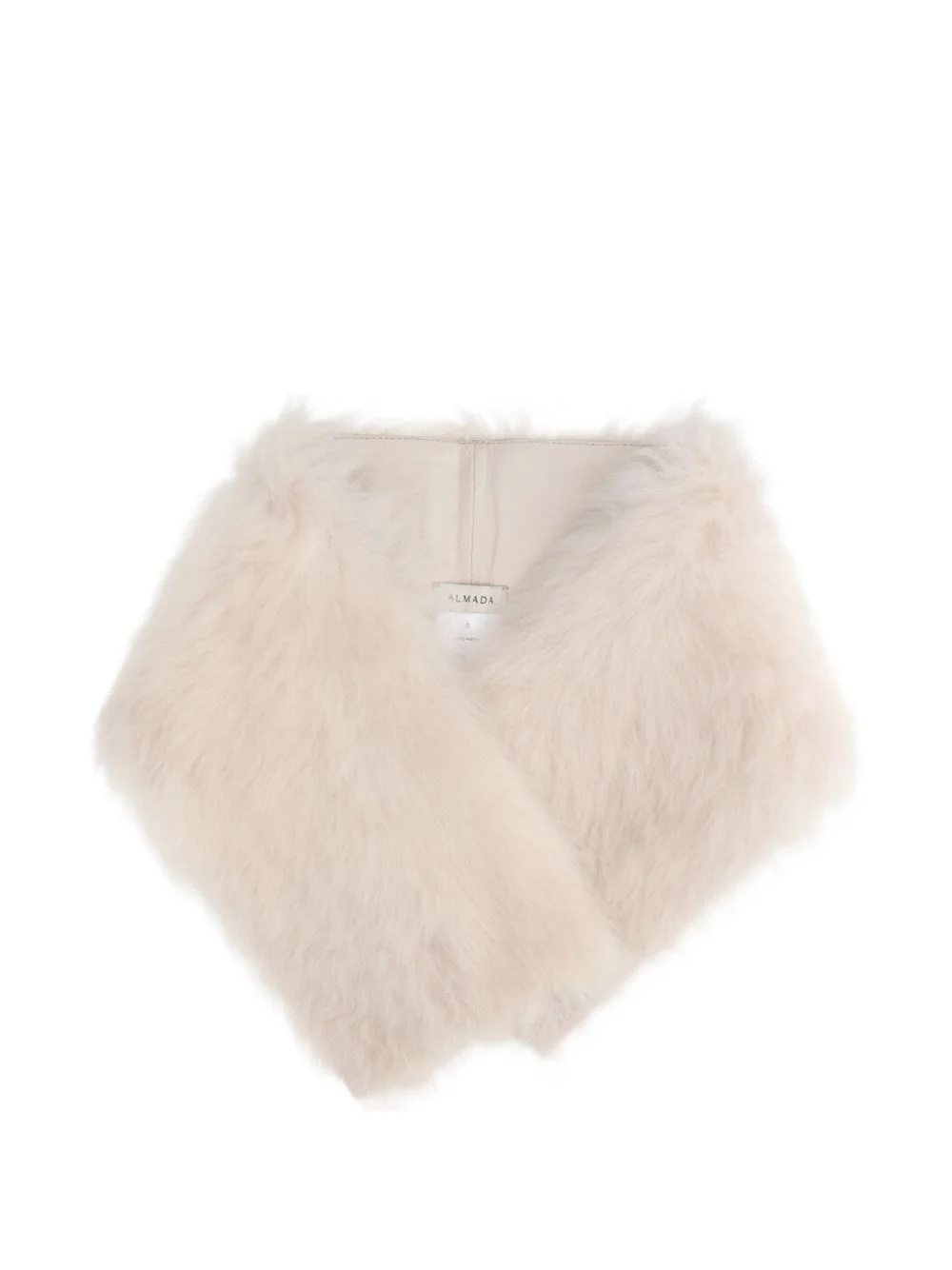 Mayma button-fastening shearling scarf - 1