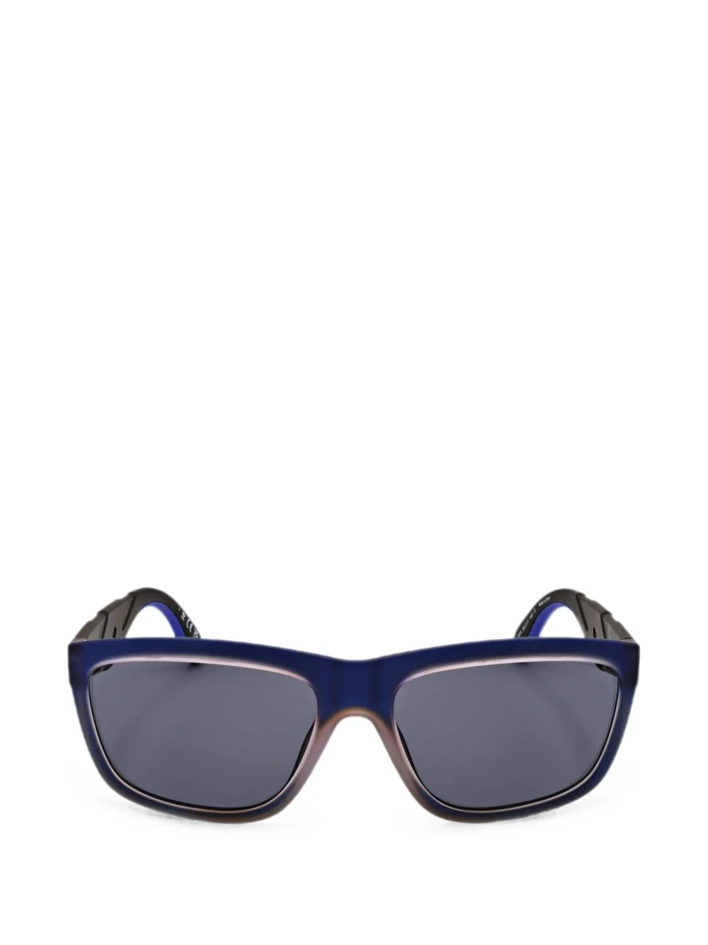 gradient-effect logo-print sunglasses - 1