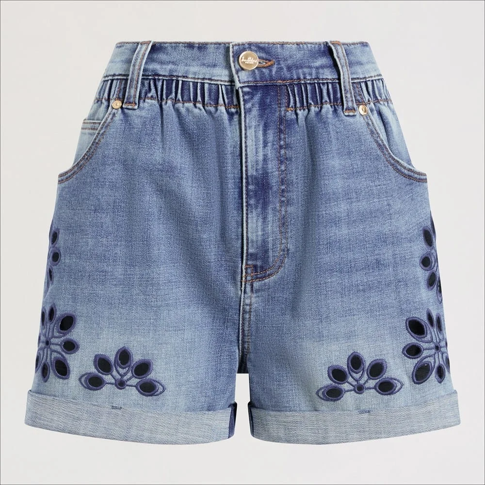 Embroidered Paperbag Short - 1