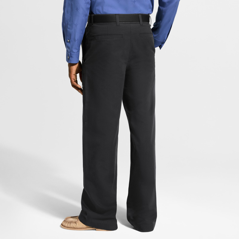 Relaxed Pants With Embossed Signature Details 5