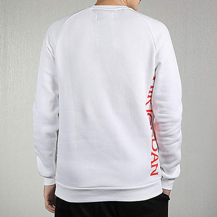 Men's Jordan Large Logo Printing White BV6007-100 - 4