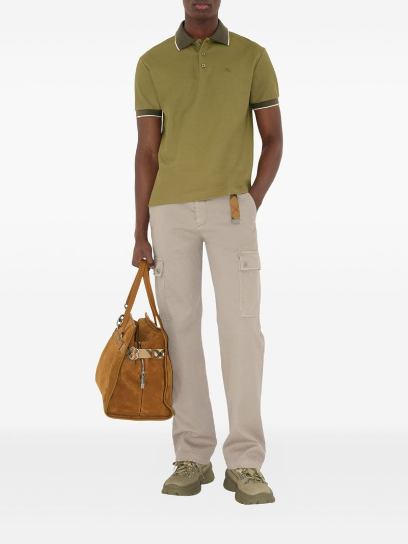 Burberry cotton polo shirt outlook