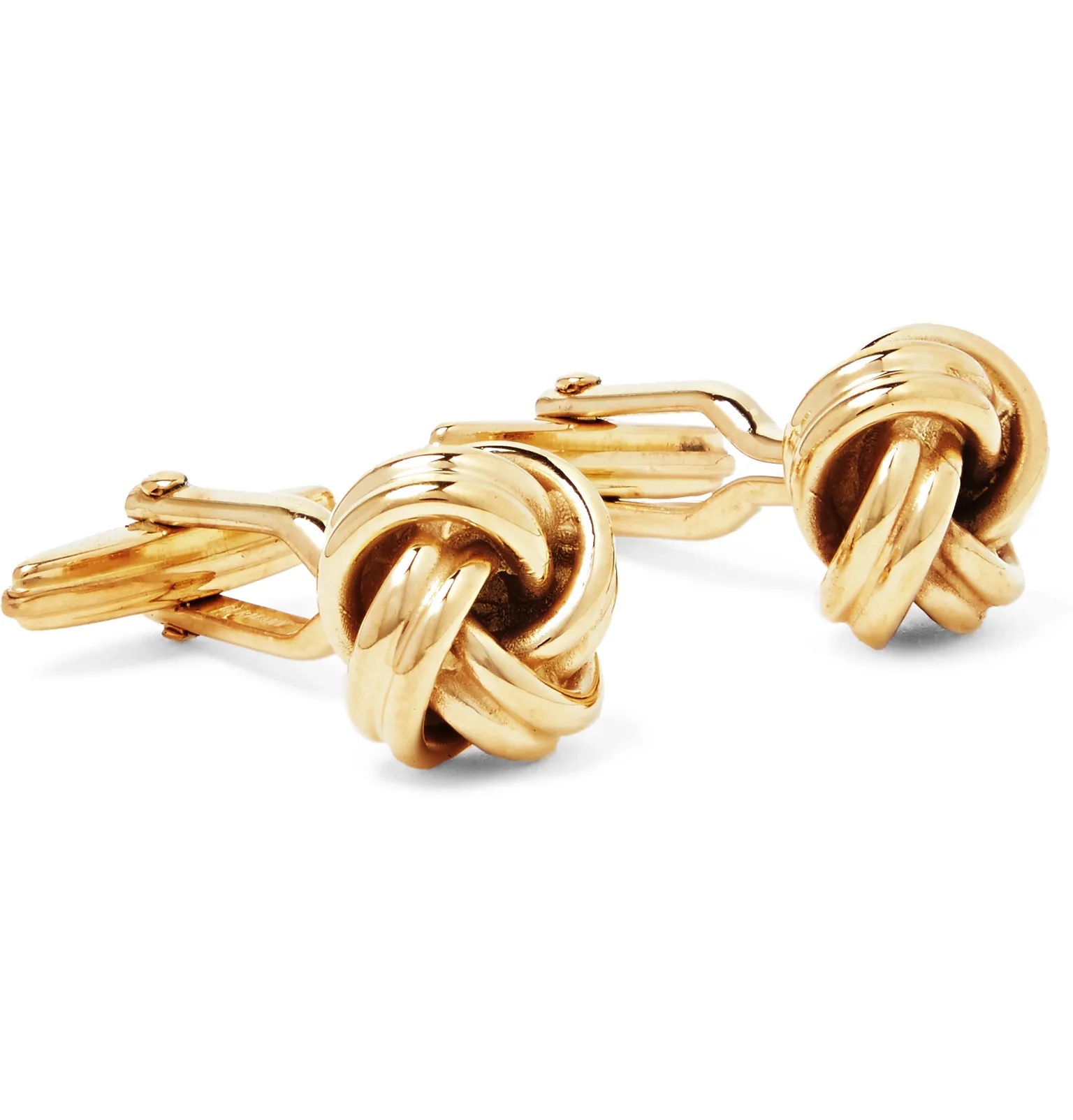 Knot Gold-Plated Cufflinks - 1