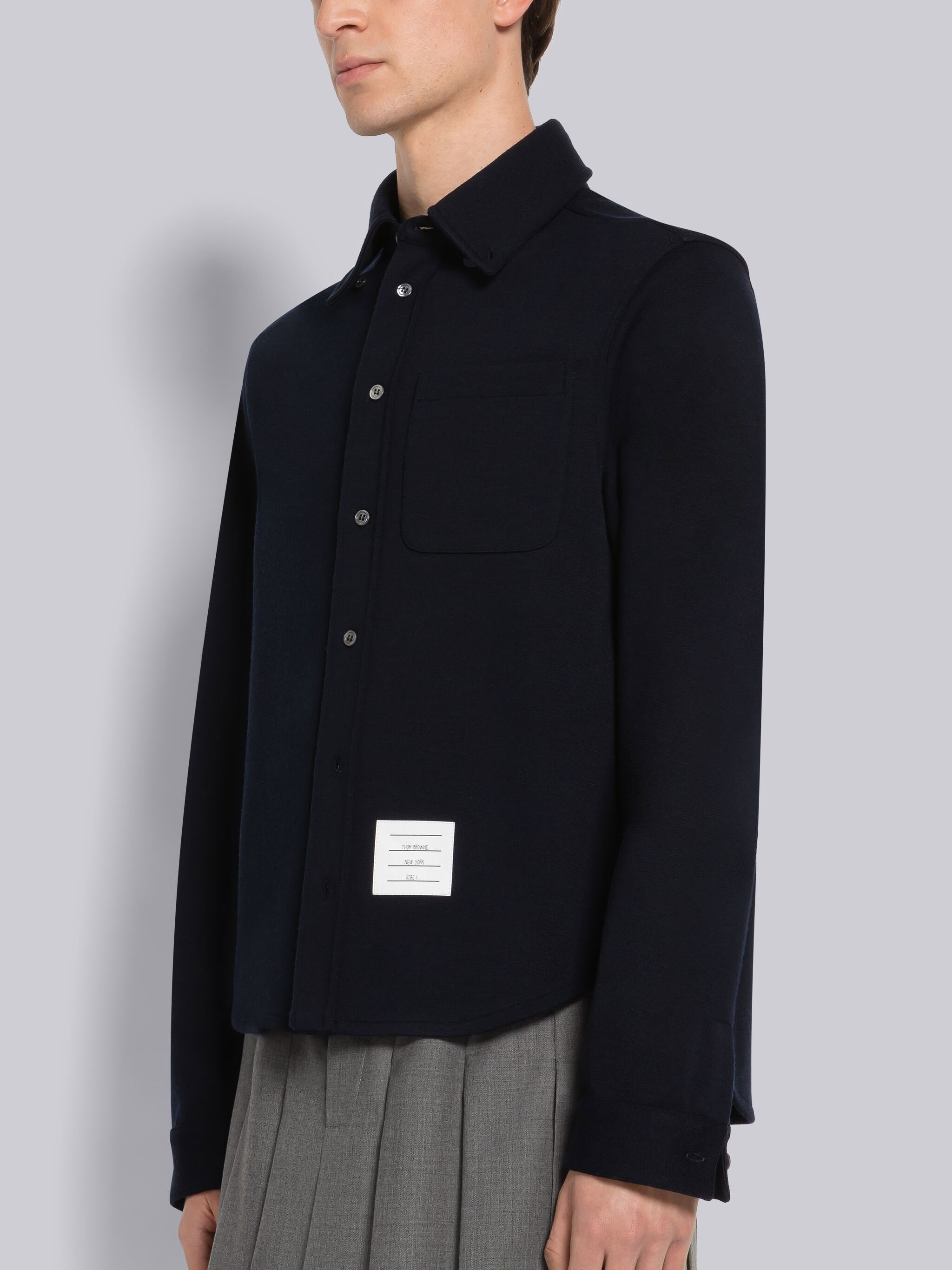 Wool Milano Button Down Shirt - 2