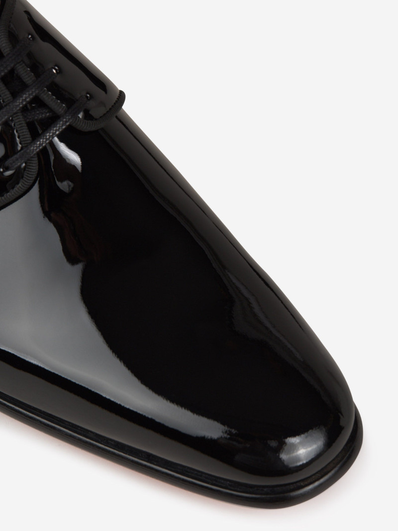 Santoni PATENT LEATHER DERBY SHOES outlook