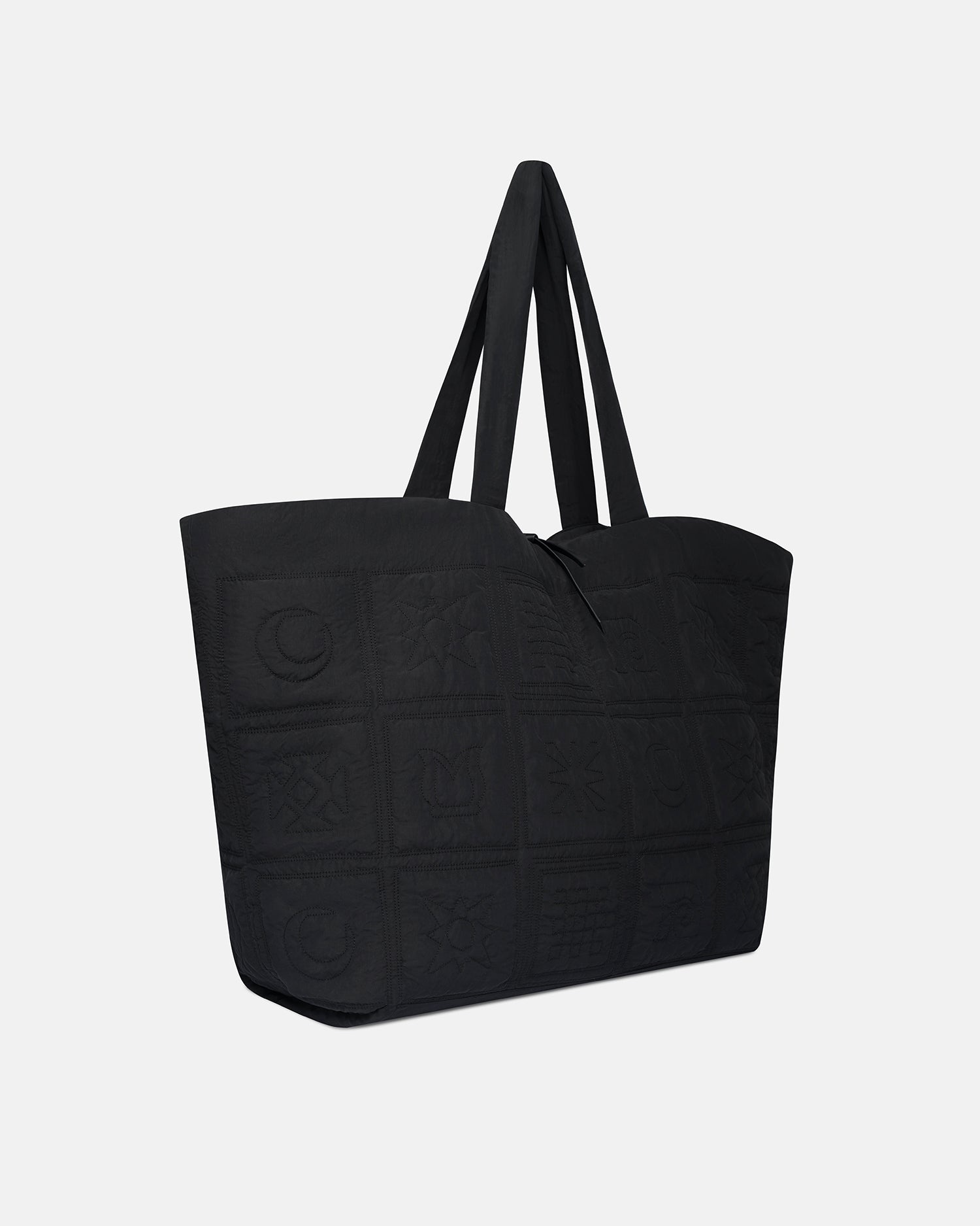 Quilted Tech-Poplin Tote - 3