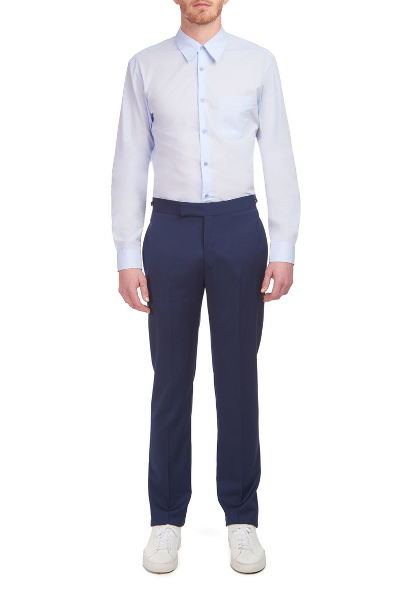 Reyes Shirt in Light Blue Cotton 1