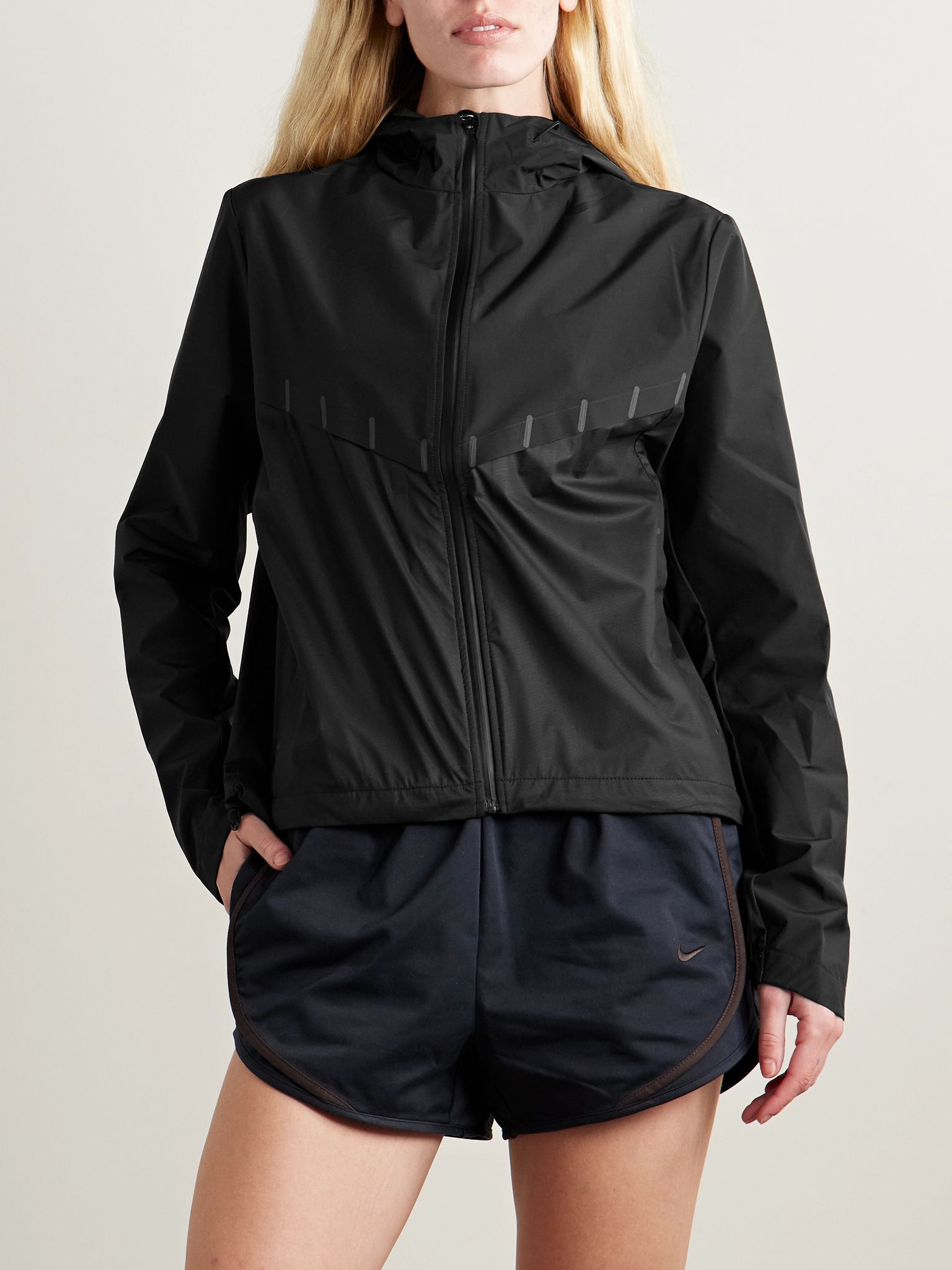 AeroSwift Aerogami hooded Storm-FIT jacket Black - 3