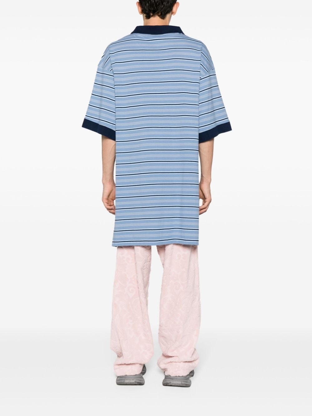 logo-print striped T-shirt - 4
