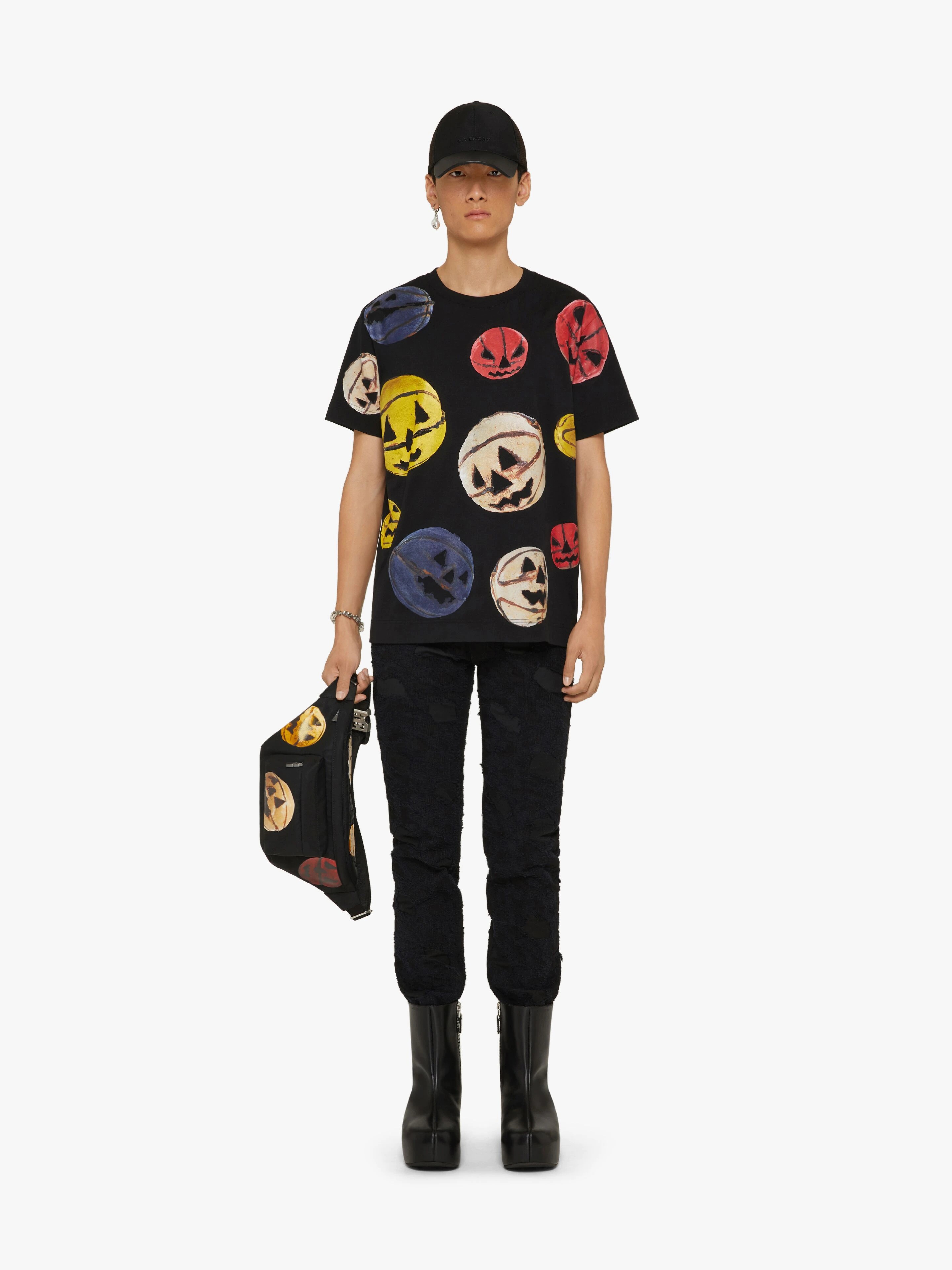 OVERSIZED T-SHIRT IN JERSEY WITH CERAMICS PRINTS - 2