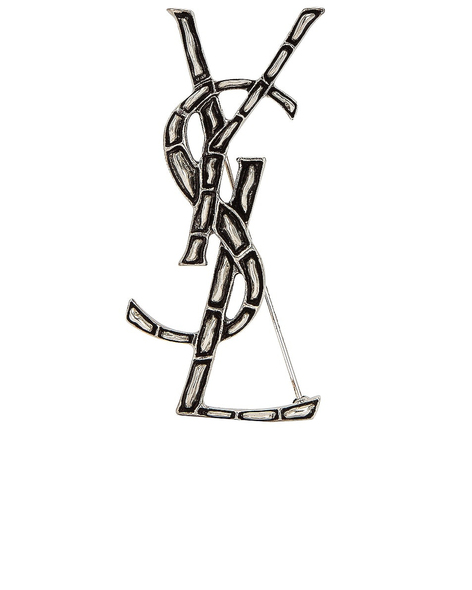 Opyum Textured Croco Brooch - 1
